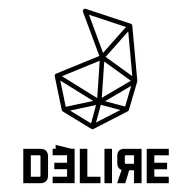 Délire logo: a black geometric rock outline above the word DÉLIRE
