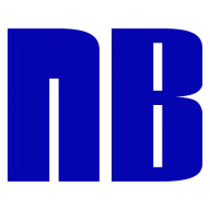 Nomad Bloc NB logo in blue