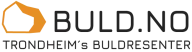Buld.no logo: an orange boulder outline beside the wordmark