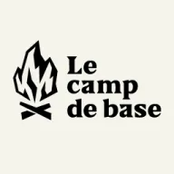 Le Camp de Base logo with a campfire symbol