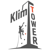 KlimTower logo: a climber on a grey tower with the word Tower down its side
