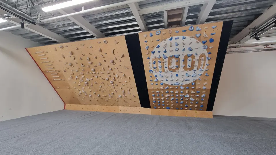 The MoonBoard and training wall