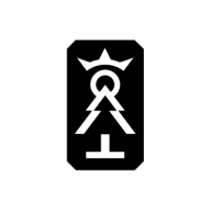 Hyperion badge logo with crown and tree mark
